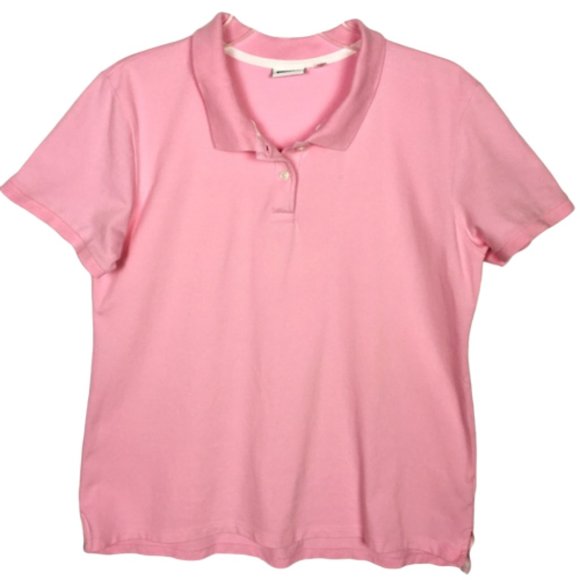 DKNYC Tops - DKNYC Pink Short Sleeve Polo Shirt